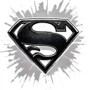 Superman Logo tattoo design idea