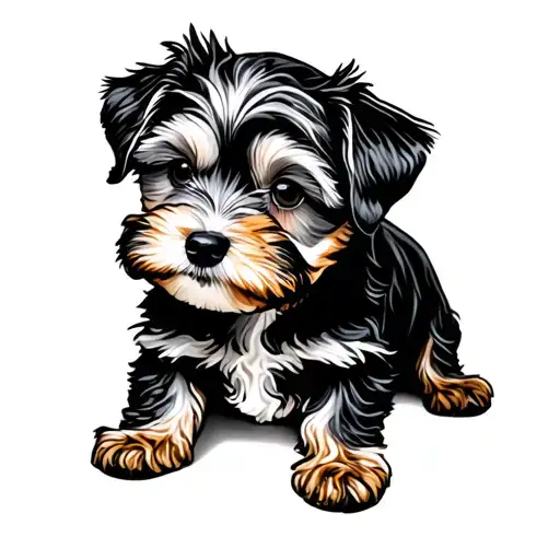 Cavoodle tattoo design idea