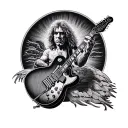 led zeppelin logo tattoo design idea