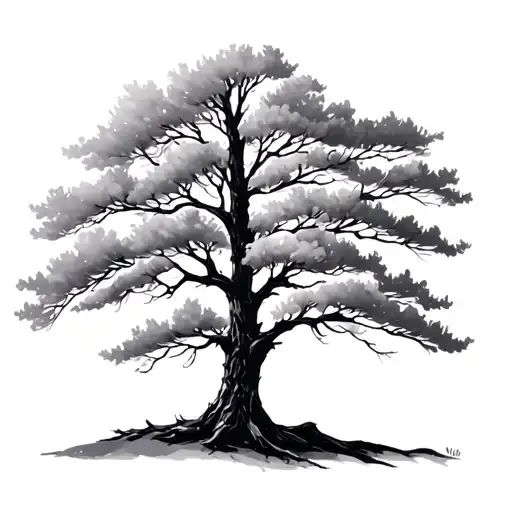 Aspen Tree tattoo design idea