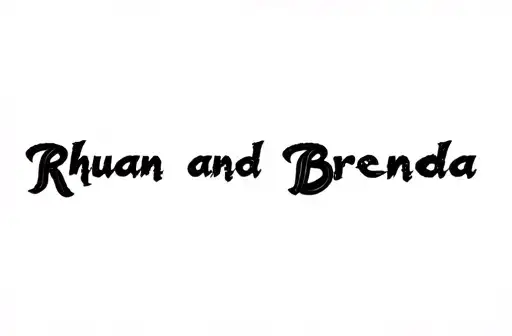 "Rhuan and Brenda" tattoo design idea