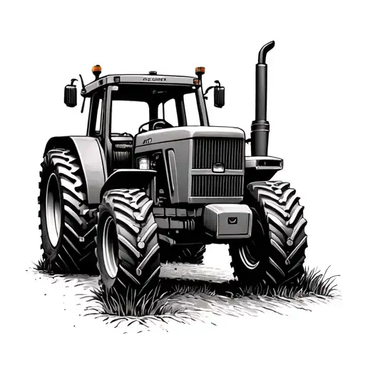 john deere tractor tattoo design idea