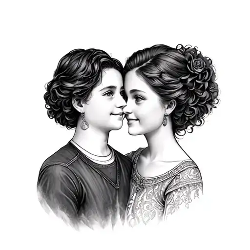 I want a tattoo that represents my family: Luca, my father, and Roberta, my mother.I’d like the tattoo to be a meaning tattoo design idea