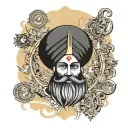 BABA DEEP SINGH JI tattoo design idea