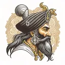 BABA DEEP SINGH JI tattoo design idea