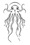 Cthulhu & elder sing tattoo design idea