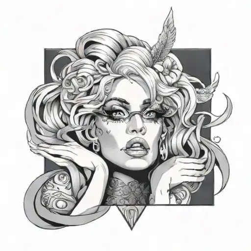 Lady Gaga tattoo design idea