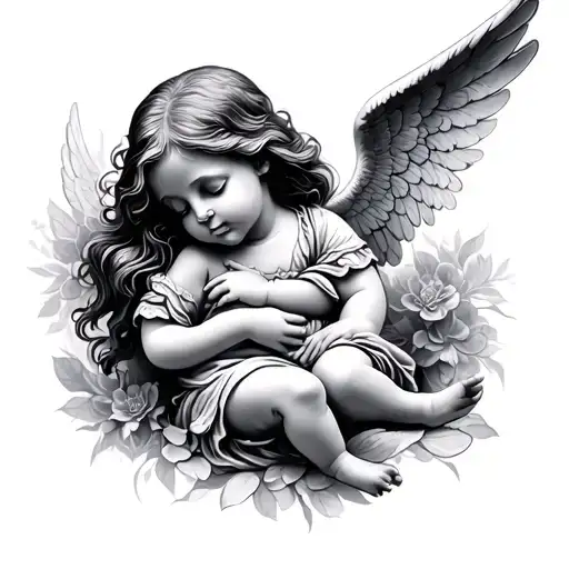 Precious Moments Angel tattoo design idea