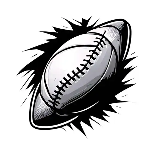 baseball, football, basketball and boxing tattoo design idea