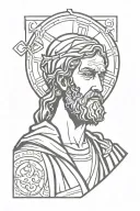 saint jude tattoo design idea