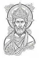 saint jude tattoo design idea