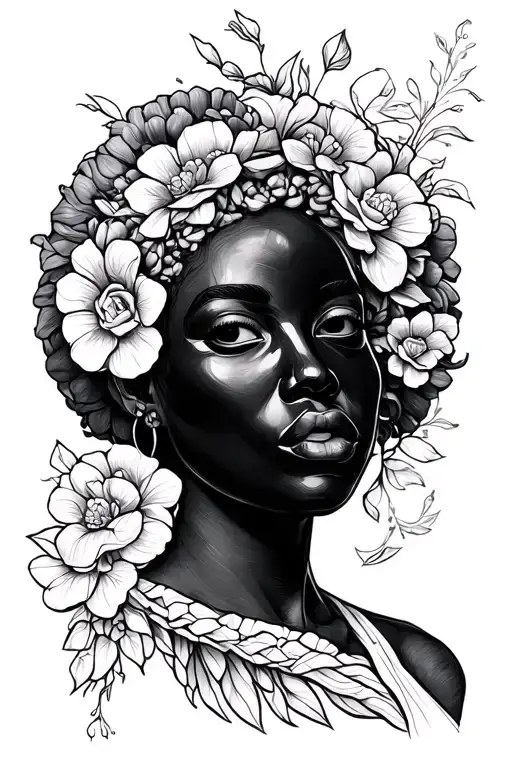 create Afrocentric tattoos of the character no face from spirited away tattoo design idea