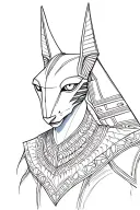 Anubis tattoo design idea