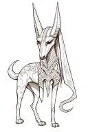 Anubis tattoo design idea
