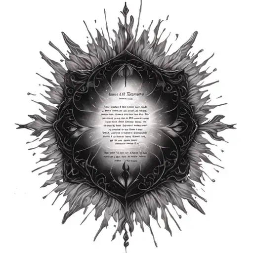 Ephesians 6:2-3 tattoo design idea