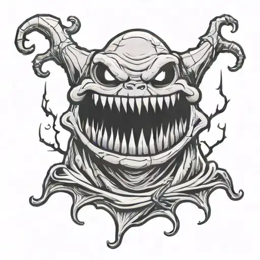 Oogie Boogie tattoo design idea