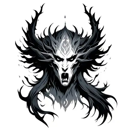 earth spirit from dota tattoo design idea