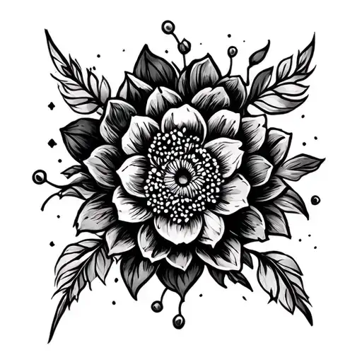 i want tattoo a tattoo which has to be recoginized even from far what the pattern is and alas with less shading so that  tattoo design idea