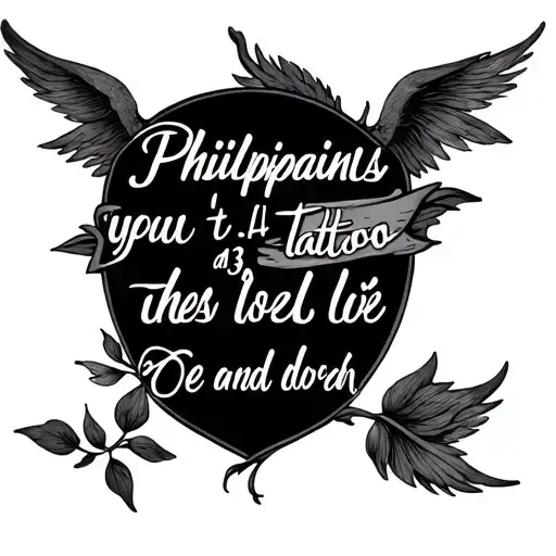 Philippians 4 13 tattoo design idea