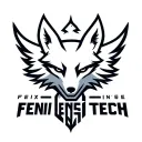 "Fenix Defense Tech" Military Style Fox Head with Phoenix Body with strength logo tattoo design idea