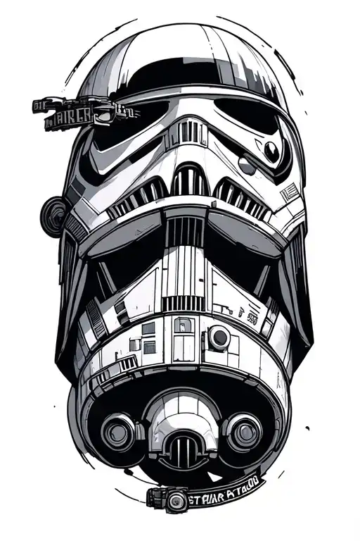 Star Wars ships and symbologie tattoo design idea