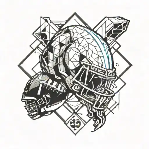 American football, "Eddie 80" tattoo design idea