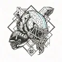 American football, "Eddie 80" tattoo design idea