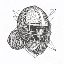 American football, "Eddie 80" tattoo design idea