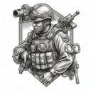 combat engineer tattoo design idea