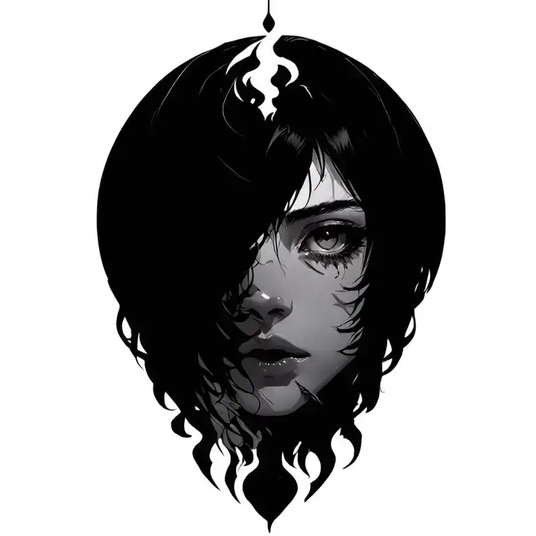 solo leveling anime tattoo design idea