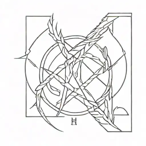 nordic god and viking runes  tattoo design idea