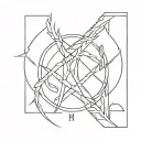 nordic god and viking runes  tattoo design idea