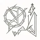 nordic god and viking runes  tattoo design idea
