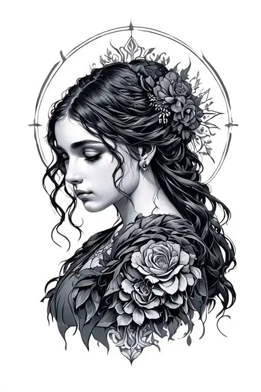 Hestia tattoo design idea