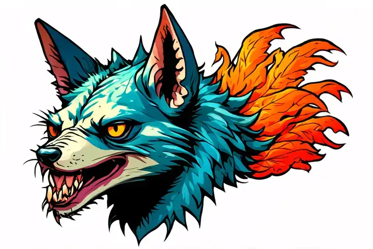 chupacabra tattoo design idea