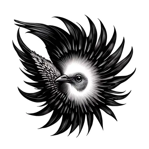 mauri kiwi bird tattoo design idea
