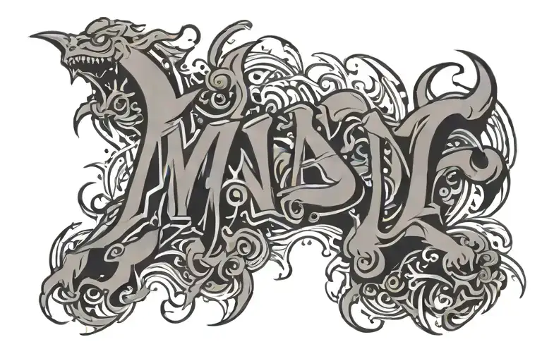 MNB YDP CHINO tattoo design idea