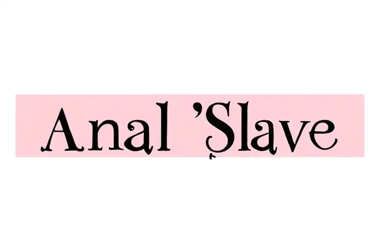 "Anal Slave" "lace" "danty" "loose" tattoo design idea