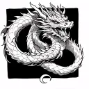 Dragon Wrapped Around Arm tattoo design idea