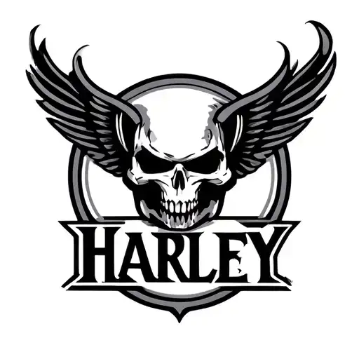 Harley Logo tattoo design idea