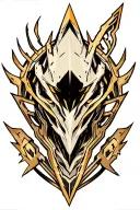 Warframe inaros tattoo design idea