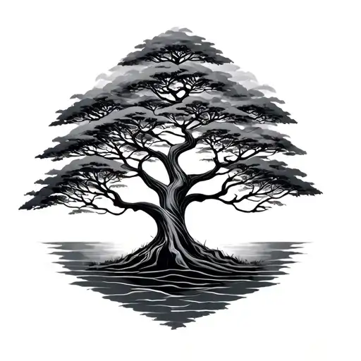 Bodhi Tree tattoo design idea