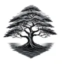Bodhi Tree tattoo design idea