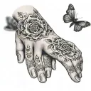 life and death tattoos on the knuckles tattoo design idea