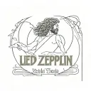 led zeppelin   tattoo design idea