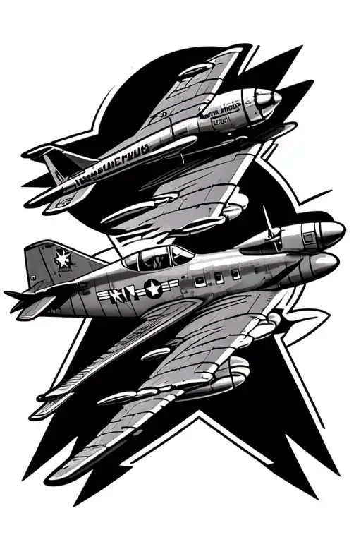 aviation themed tattoo featuring tattoo design idea