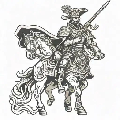 number 27, bible theme, masculine, soldier of god, conquistador tattoo design idea