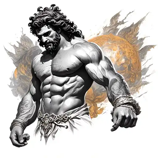 Hercules tattoo design idea