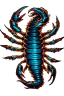 Scorpio zodiac sign tattoo design idea