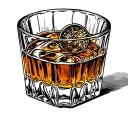 bourbon glass last call 2016 tattoo design idea